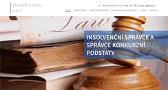 Desktop Screenshot of konkurznispravce.cz