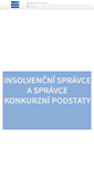 Mobile Screenshot of konkurznispravce.cz