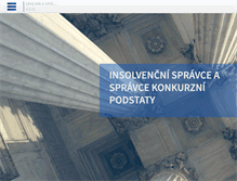 Tablet Screenshot of konkurznispravce.cz
